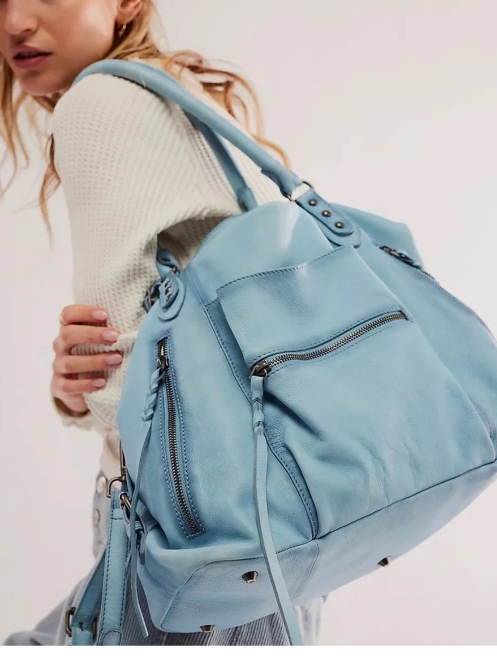 Free People Washed Sail Emerson Tote
